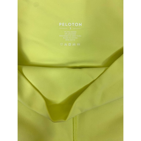 Peloton Cadent 5" Bike Short Yellow Size Small NWT - Picture 7 of 8